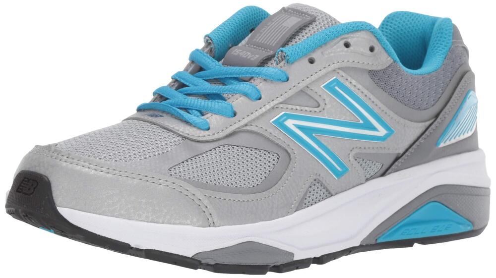 NEW BALANCE WOMEN'S MADE IN US 1540 V3 RUNNING SHOE, SILVER/POLARIS, 8.5 W US